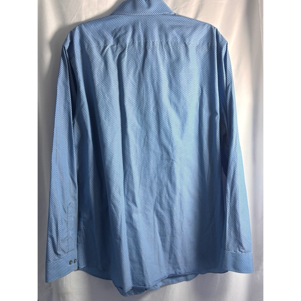 Banana Republic Slim Fit Non-Iron Blue Button-Down Shirt Men's XL - Picture 3 of 4